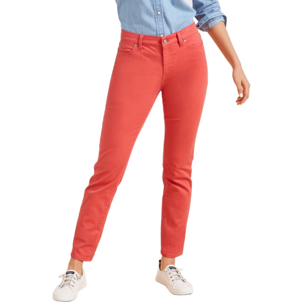 TALBOTS SLIM ANKLE JEANS | Size: 4 | Color: Terracotta